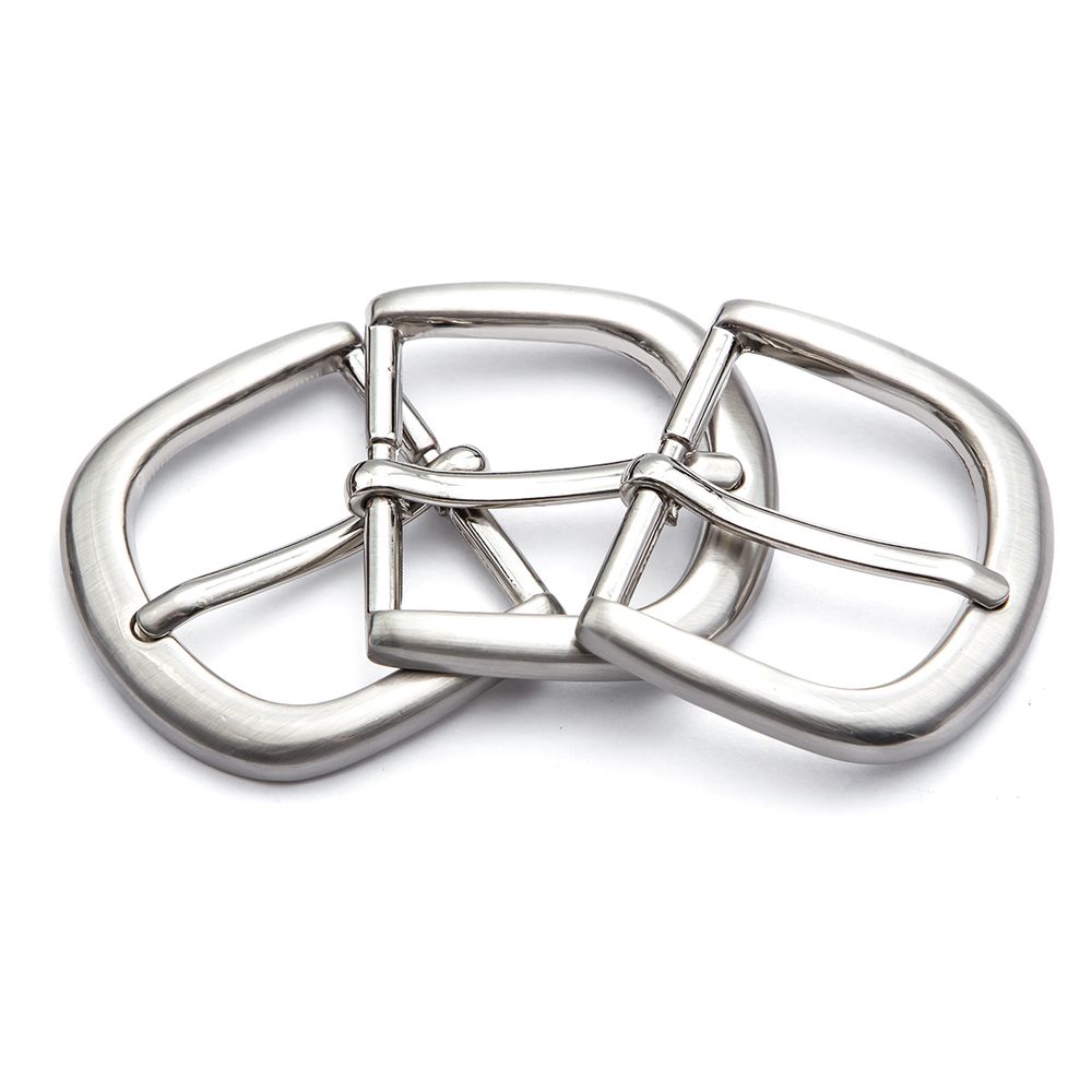 Пряжка ременная металл 35.0 мм (внешн. 48х43 мм), T.Silver, MR121, 3 шт