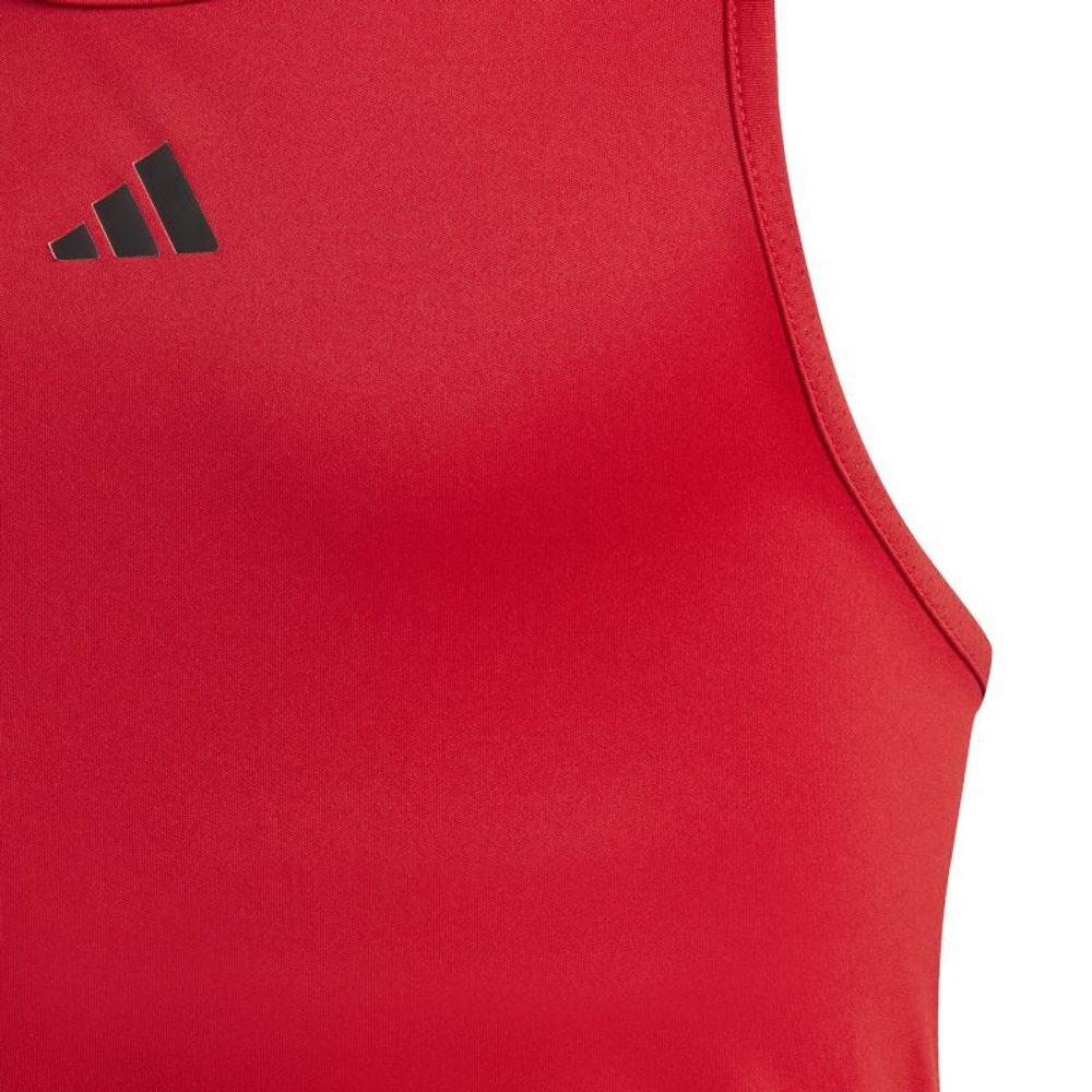 Футболка для девочки теннисная Adidas Club Tank Top - красный