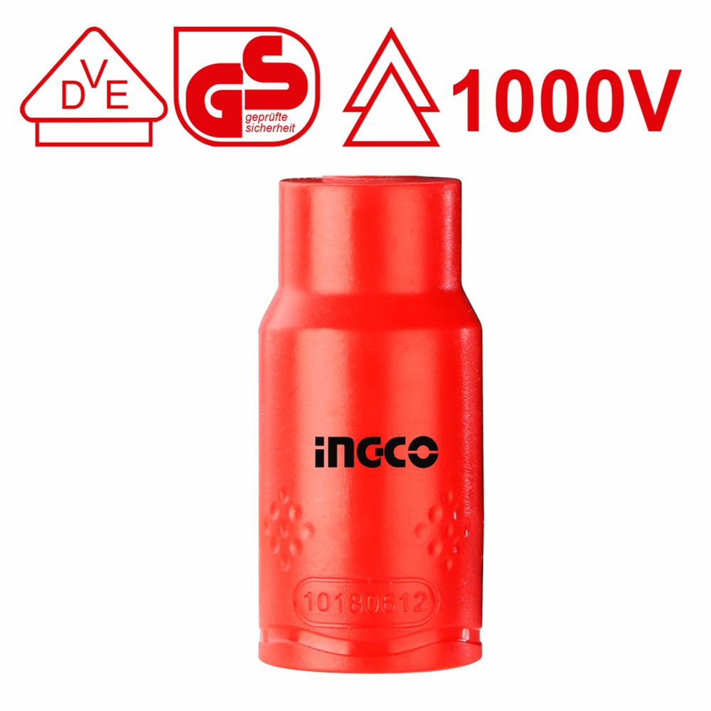 Головка изолированная торцевая шестигранная 14 мм. 1/2" 1000В INGCO HIHAST12141
