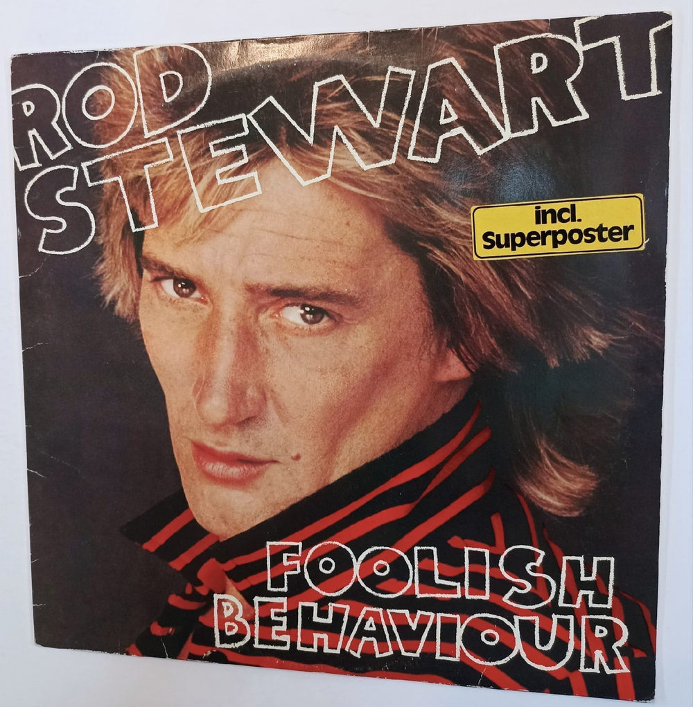 Винтажная виниловая пластинка Rod Stewart Foolish Behaviour (Germany 1980)