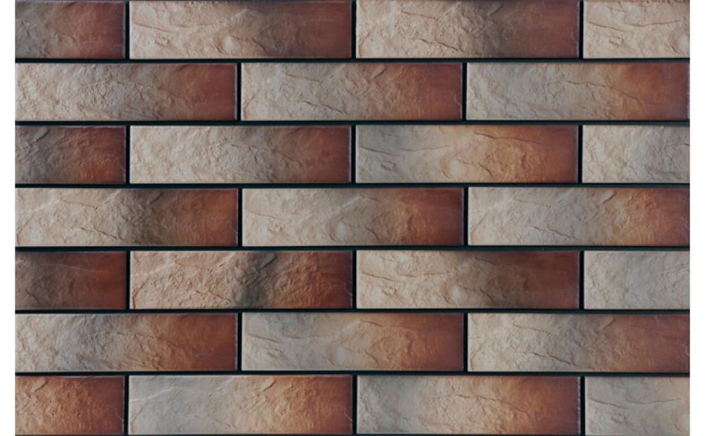 Cerrad Alaska, rustiko, 245x65x6.5 - Клинкерная плитка для фасада и внутренней отделки