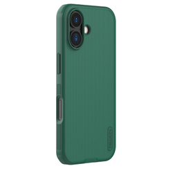 Усиленный чехол зеленого цвета (Dark Green) от Nillkin для iPhone 17, серия Super Frosted Shield Pro