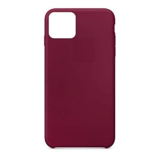 Чехол-накладка  i-Phone 12 Pro Max Silicone icase  №52 бордовая