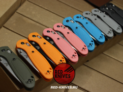 Нож Benchmade 556 Griptilian Mini - оранж нейлон, клинок черный RK/Н39
