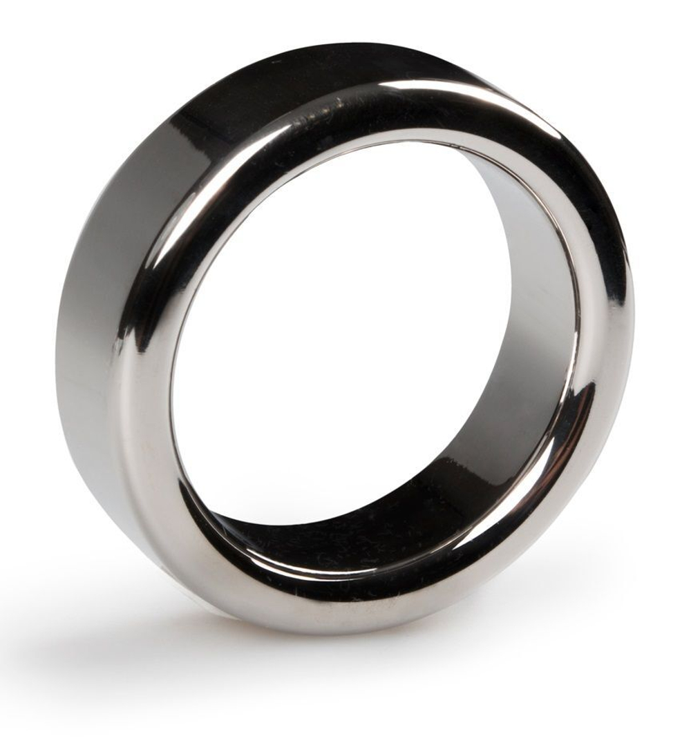Серебристое эрекционное кольцо Sinner Metal Cockring Size S (Цвет: серебристый)