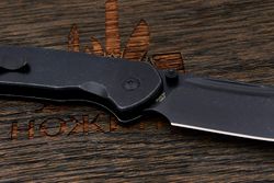 Нож складной CJRB J1942-BST Pyrite Bowie, клинок 80мм, сталь AR-RPM9, рукоять сталь