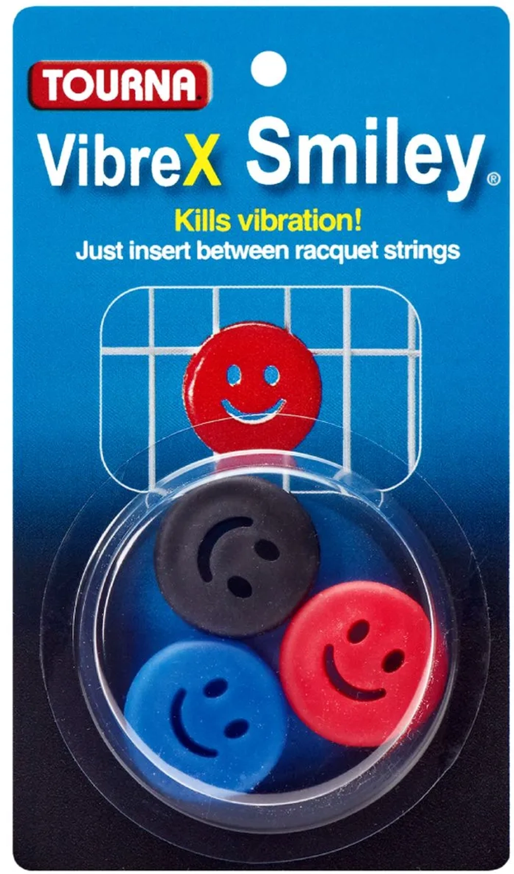Теннисный виброгаситель Tourna Vibrex Smiley 3P