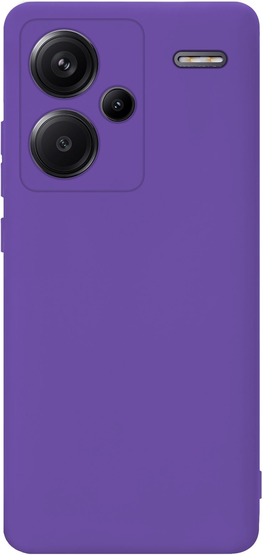 Мягкий Soft Touch чехол из силикона для XIAOMI REDMI NOTE 13 PRO PLUS с бархатной подкладкой