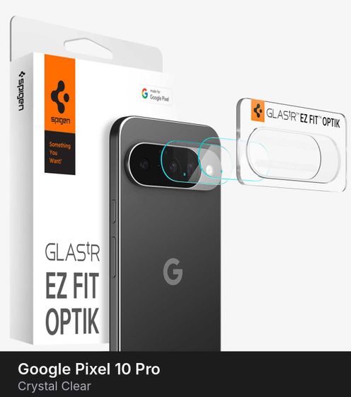Защита камеры Spigen Glas.tR EZ Fit Optik 2 шт. для Google Pixel 10 Pro Crystal Clear