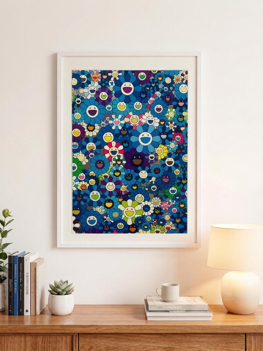 Такаси Мураками. An Homage to IKB 1957 C из серии «Homage to Yves Klein». 2012