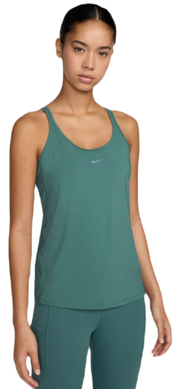 Женский топ теннисный Nike One Classic Dri-Fit Tank - зеленый