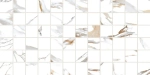 Настенная плитка ALMA Ceramica TWU09DKT014 Dakota 50x24.9 белая глянцевая рельефная под мозаику