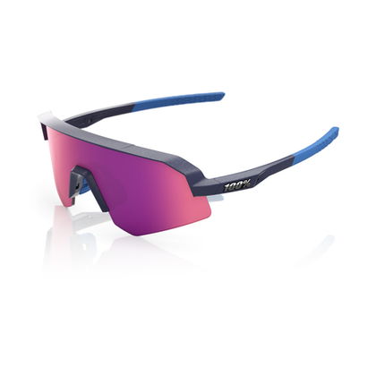 Спортивные очки 100% Slendale SL / Metallic / Purple Mirror Lens / на узкое лицо