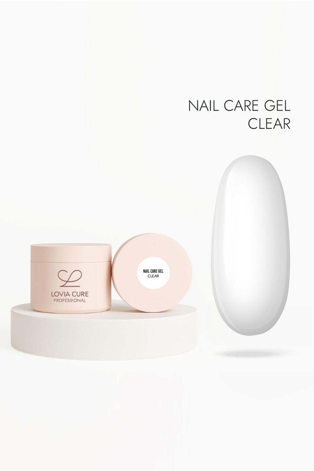 Lovia Cure Nail Care Gel Clear - Гель моделирующий, 30 мл