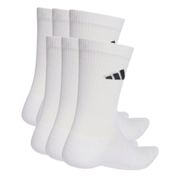 Теннисные носки Adidas Cushioned Crew 6P — white/white/black