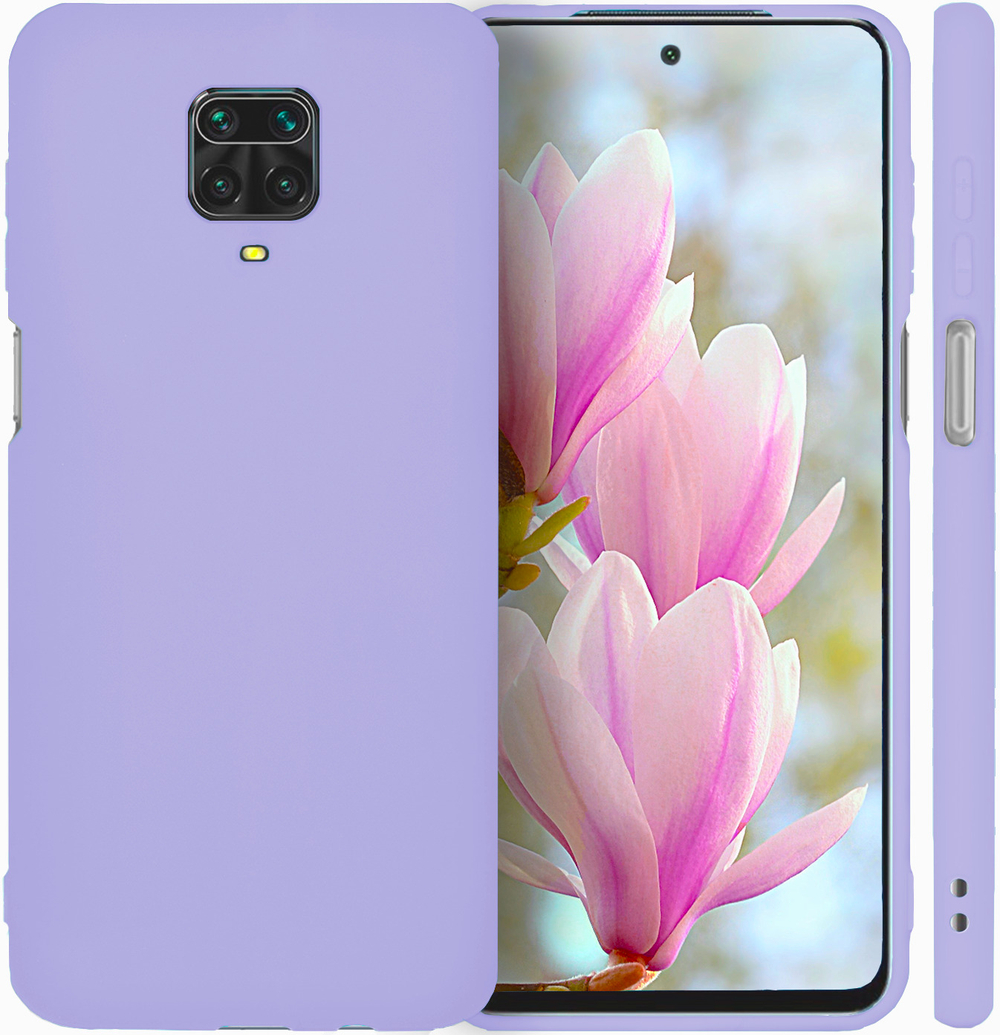 Мягкий Soft Touch чехол из силикона для XIAOMI REDMI NOTE 9 PRO / 9S / POCO M2 PRO с бархатной подкладкой