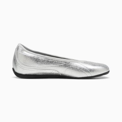 PUMA Кроссовки-балетки Catch Metallic Whisper, серебряный