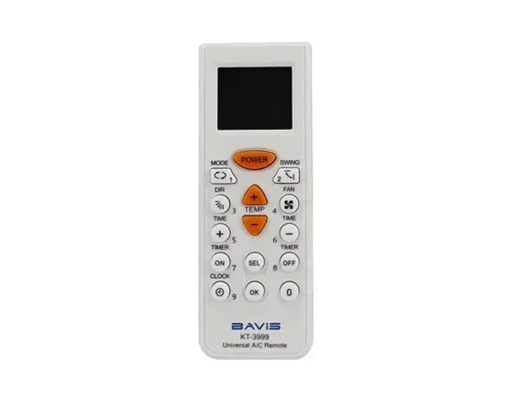 BAVIS KT-3999 (4000 в 1) универсальный ПДУ для кондиционеров