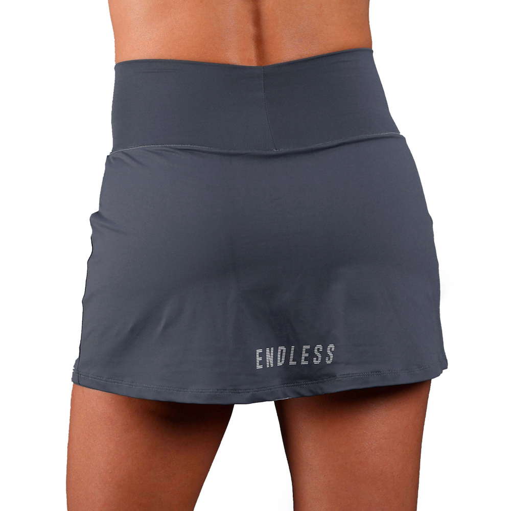 Женская теннисная юбка Endless Minimal Skirt Women - Blue Grey
