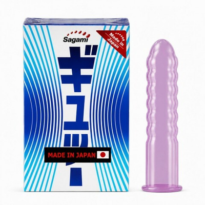 Презервативы SAGAMI 6 Fit V Premium 12 шт. (волнистая текстура)