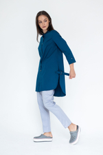 Халат женский  м178 toray стретч opal blue