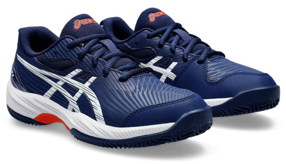 детские Кроссовки теннисные Asics Gel-Game 9 GS - небесный