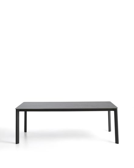 Уличный стол Anafi с графитовой столешницей из спеченного камня, 220 x 100 см