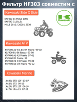 Фильтр масляный HF303 Kawasaki Yamaha Bimota Polaris Honda Hyundai Kia для лодочного мотора, квадроцикла, мотоцикла