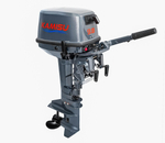 Ривьера-3600 НДНД Компакт серый-черный + KAMISU T 9.8 BMS (комплект лодка + мотор)
