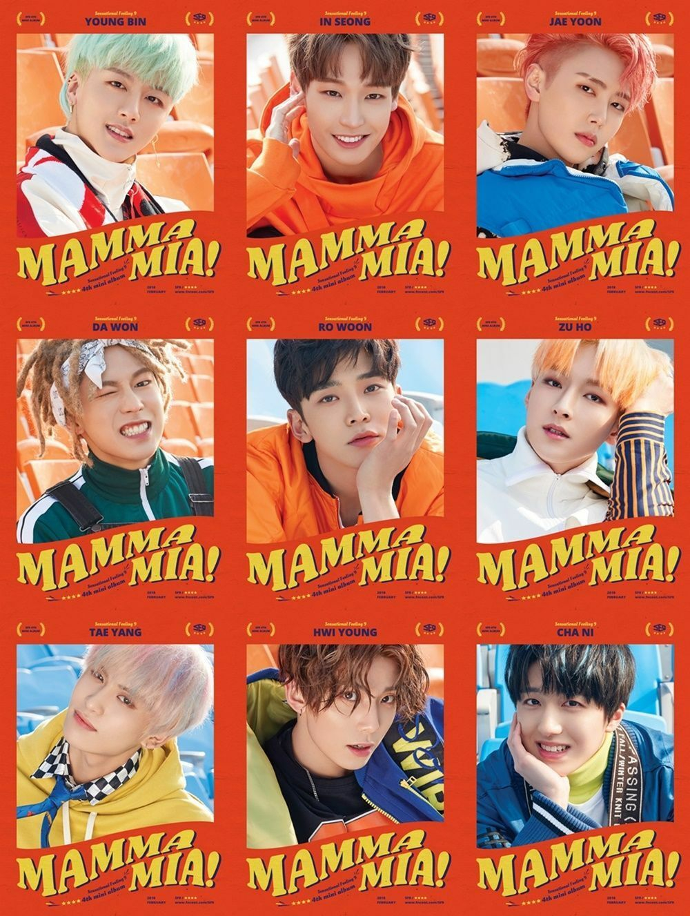 Альбом SF9 - Mamma Mia! 4th Mini Album Special Edition