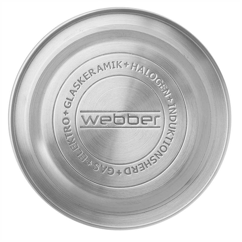 Чайник 1 л из нержавеющей стали с фильтром из нержавеющей стали WEBBER BE-0597