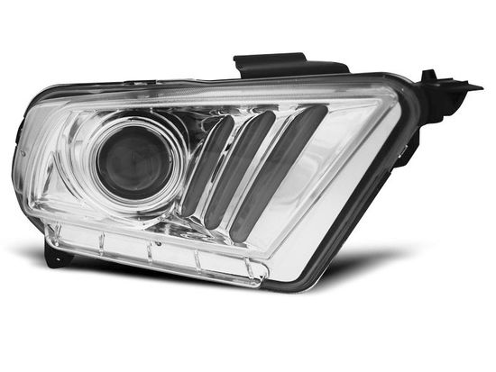 Передние фары tube light chrome для Ford Mustang V