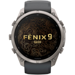 Garmin Fenix 9 Pro — 51 мм AMOLED Titanium Graphite / Black