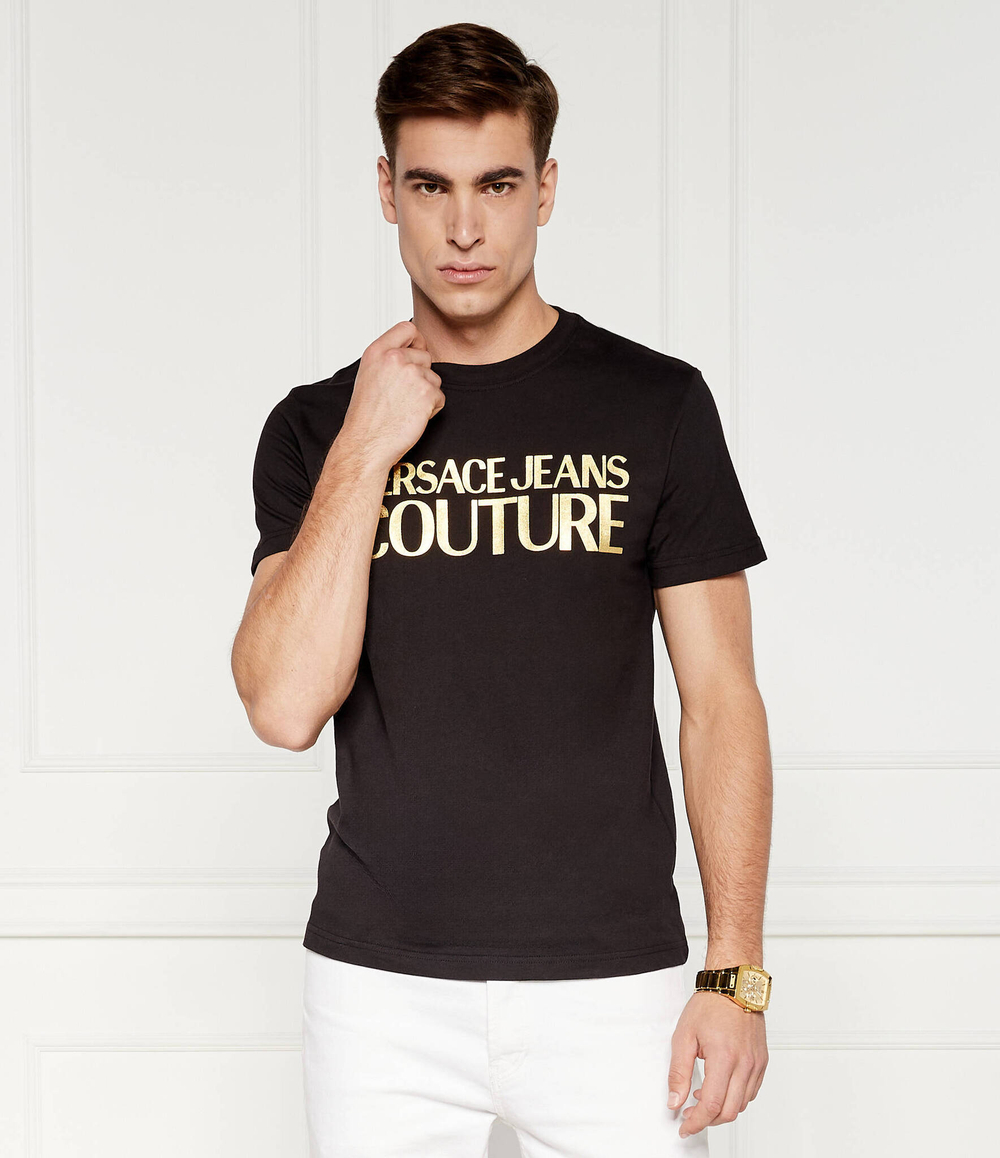 Футболка Versace Jeans Couture - черный(77GAHT05CJ00T)