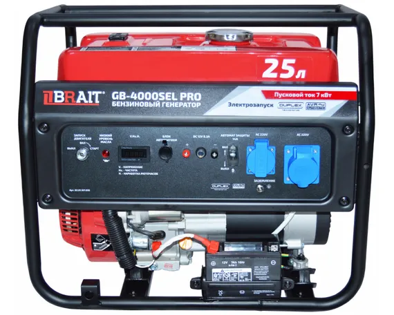 Бензиновый генератор BRAIT GB-4000SEL PRO