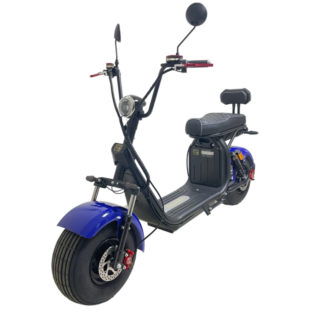 Электроскутер Citycoco GT X7 PRO Синий (2000W)