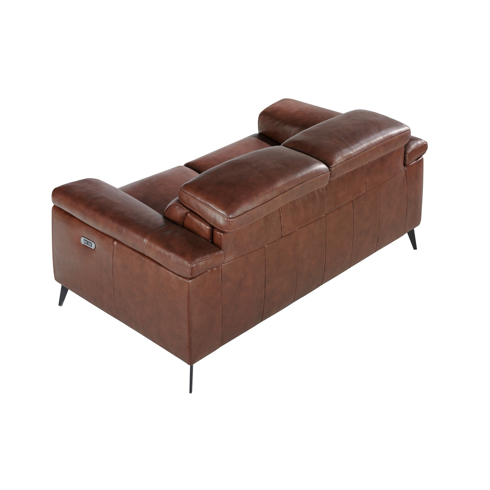 Диван Angel Cerda 2-х местный 5319-2P-M1595 /6116 с реклайнером коричневый