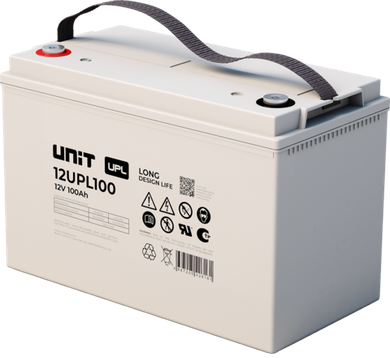 Аккумулятор UNIT 12UPL100 - AGM ( 12В / 100Ач )