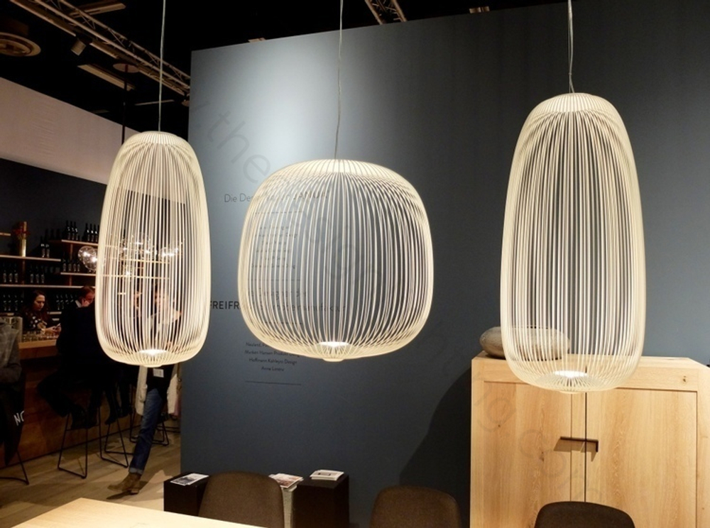 Pendant design lamp  Spokes 2 by Foscarini (Yellow)