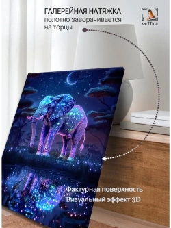 Картина Звёздный странник для интерьера 30х40см 1шт.