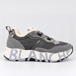 Комбинированные кроссовки Voile Blanche 2019460 grey на меху