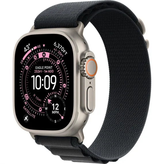 Умные часы Apple Watch Ultra 3 49 мм Natural Titanium Alpine Loop Черный Black