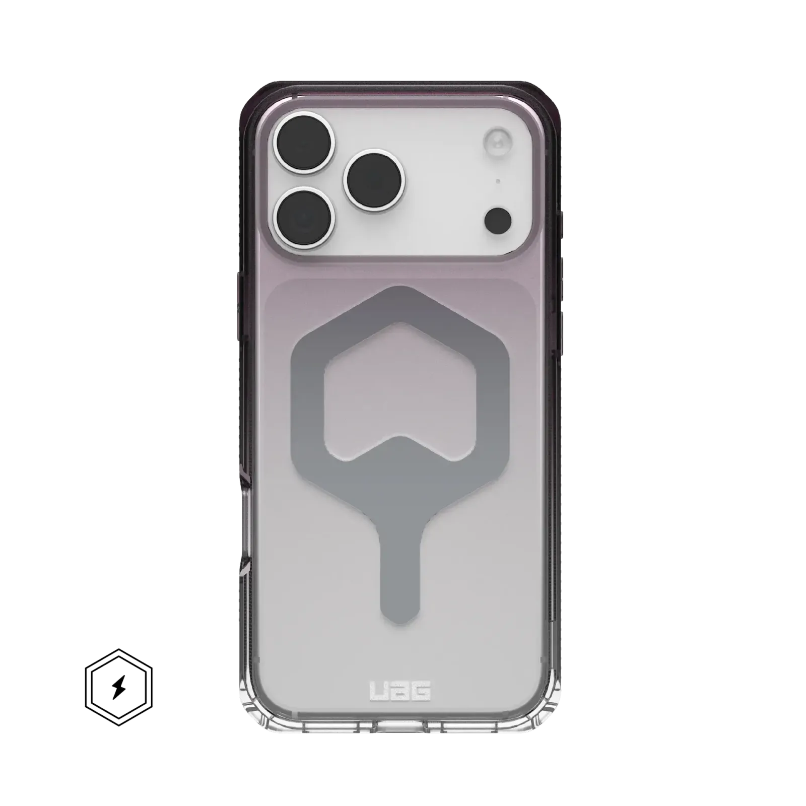 UAG Plyo with MagSafe Series Case for Apple iPhone 17 Pro Max Black/Clear Ombre (Чёрный)