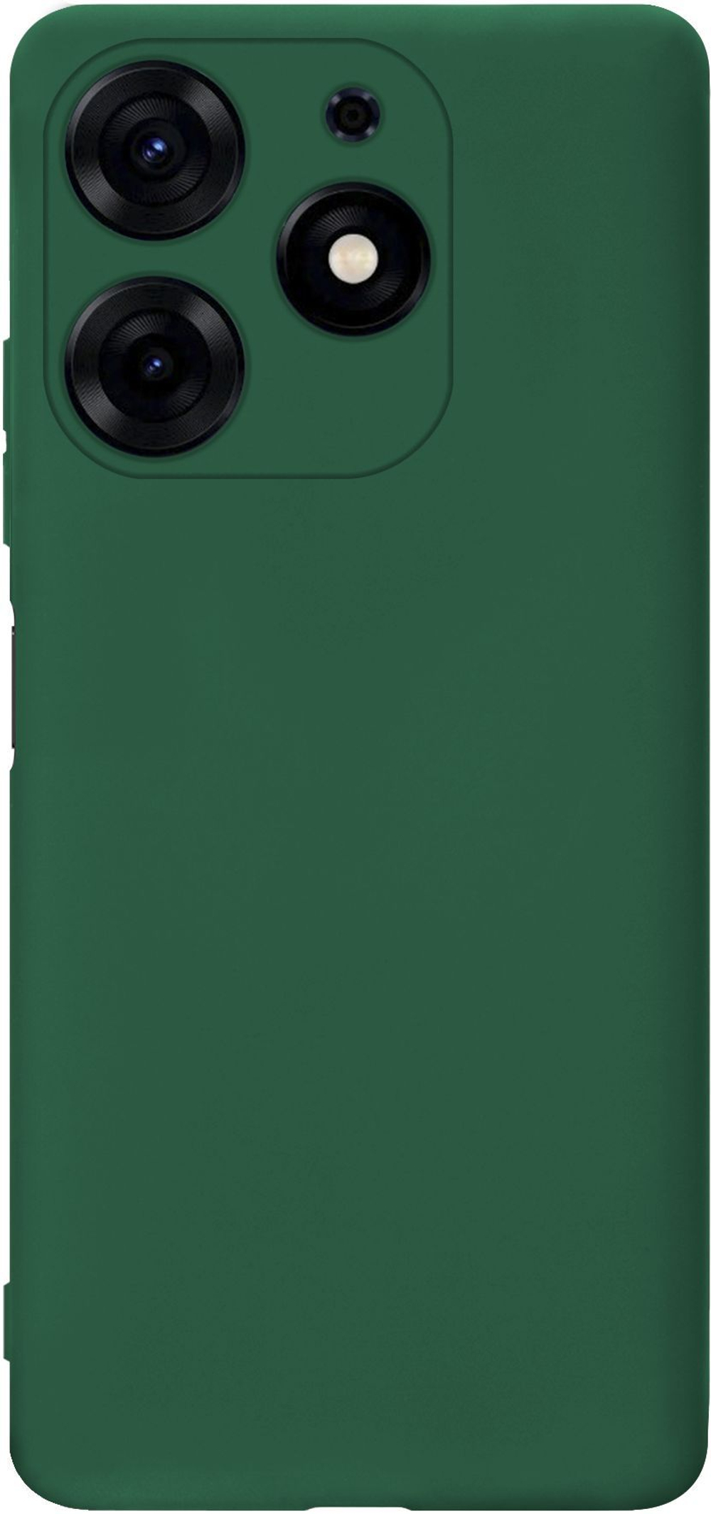 Мягкий Soft Touch чехол из силикона для TECNO SPARK 10 PRO с бархатной подкладкой