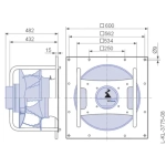 Модульный вентилятор Menerga Radial fan GR (ZIEHL-ABEGG ZAvblue)