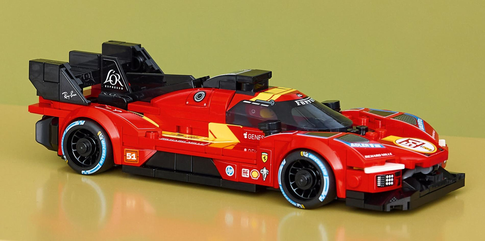 Конструктор Лего Спид Чемпионс Ferrari 499P 77261 | LEGO Speed Champions Ferrari гоночный автомобиль 329 деталей | 9+