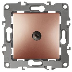 12-3102-14 ЭРА Розетка TV проходная, IP20, Эра12, медь | Эра 12