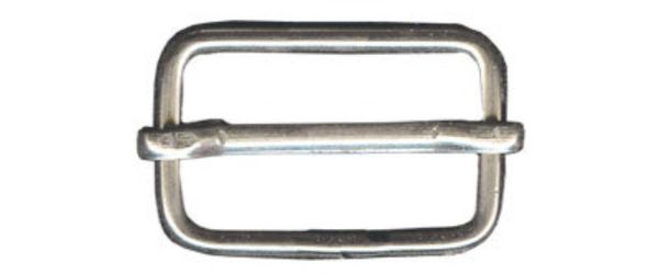Шлевка металл 25х15 мм, 100±5 шт, никель, Gamma ST-25
