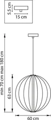 Подвесной светильник Sole 734067 Lightstar