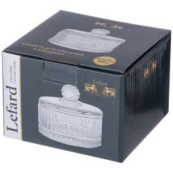 ЕМКОСТЬ ДЛЯ ХРАНЕНИЯ LEFARD С КРЫШКОЙ "GEM" 10,5*10 СМ, 280 МЛ